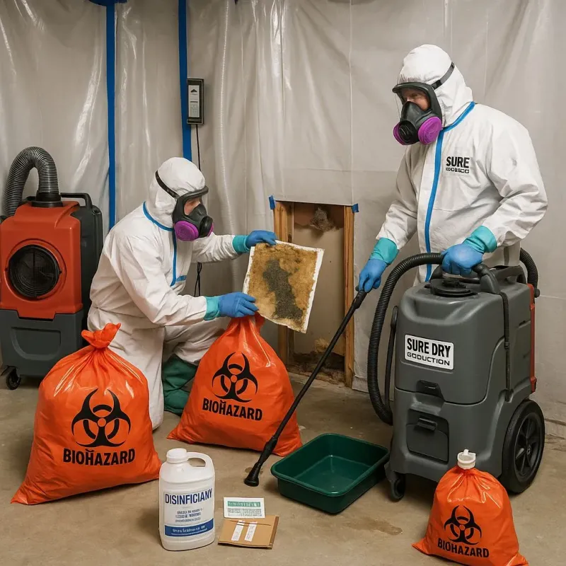 Contaminated Water Handling Protocols process in Morris, OK